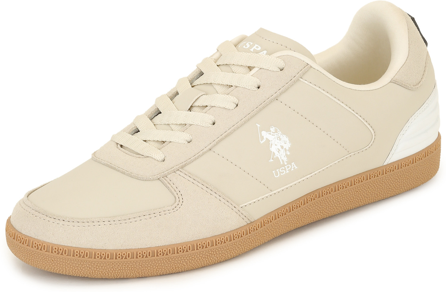 Image of U.S. POLO ASSN. Sneakers For Men (Beige, 8)