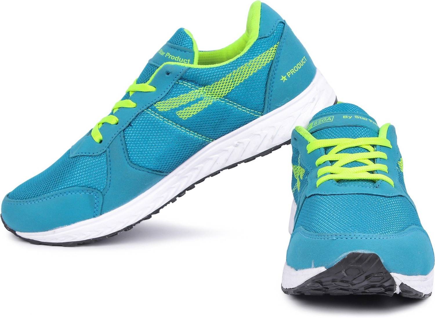 SEGA Men Blue Running Shoes - Image 4