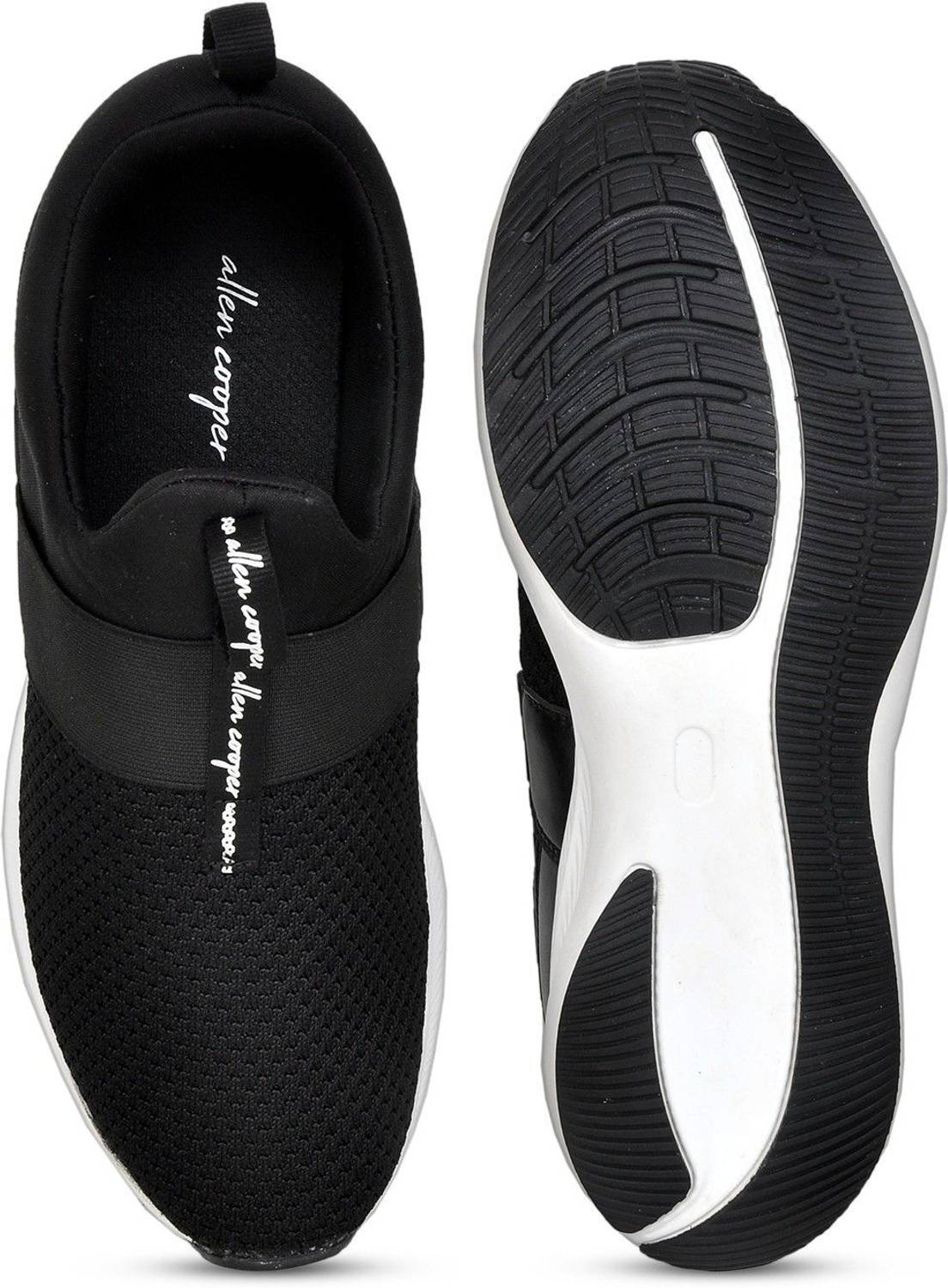 Allen Cooper Men's Black Walking Shoes - Image 3