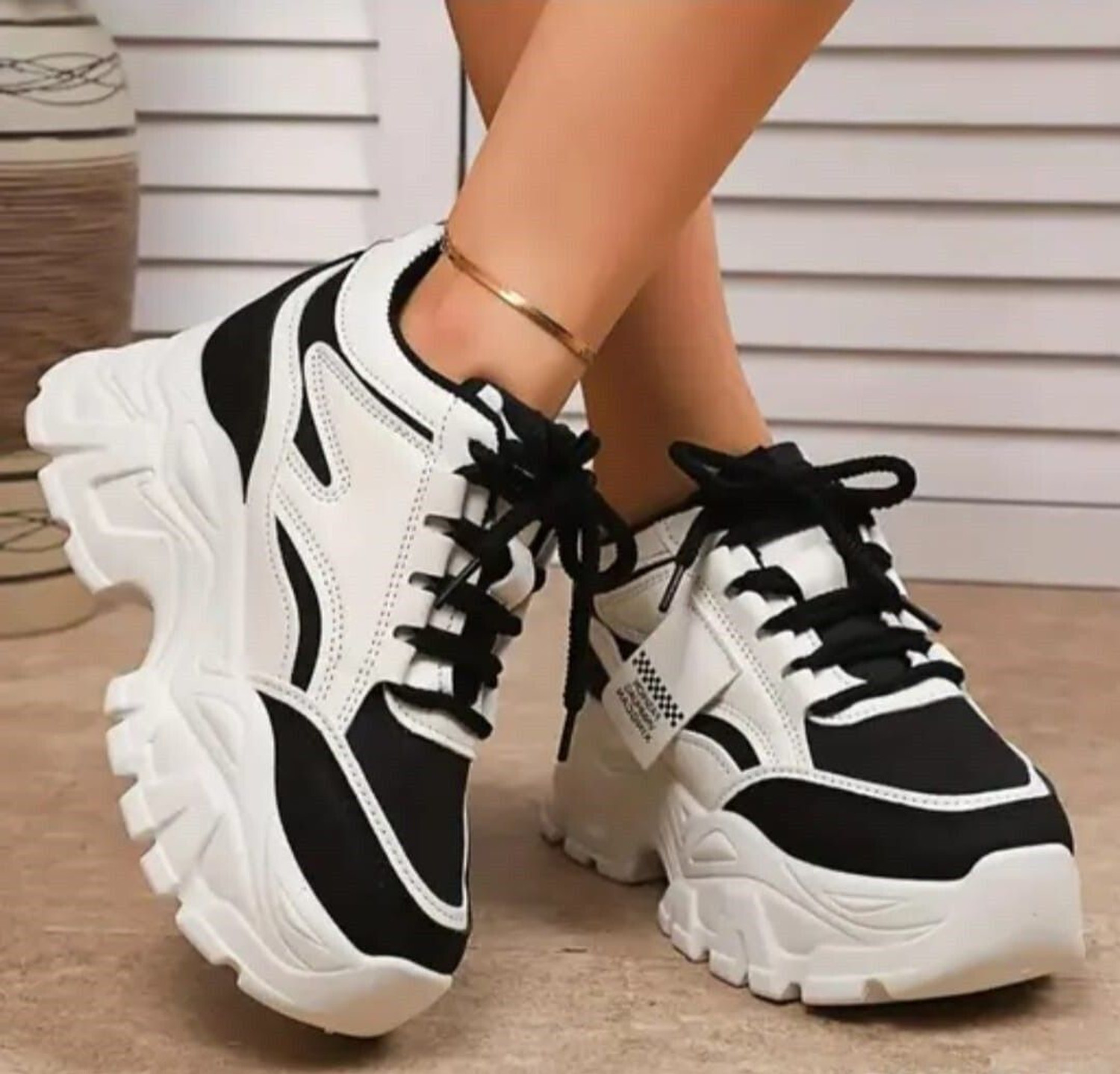 Image of Avose Black Trending Stylish Casual Shoes Sneakers For Women