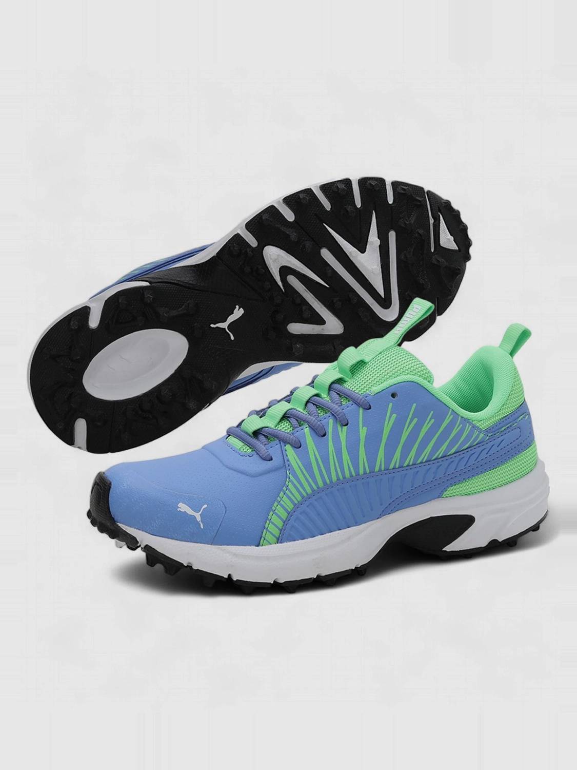 PUMA Cricket Square Cricket Shoes For Men Blue - Image 5