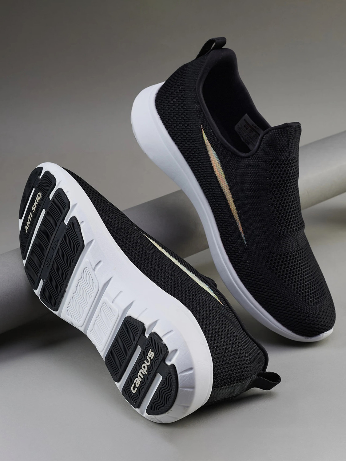 Image of CAMPUS DRAFT Men's Casual Shoes | Molded Insole with Anti-Skid Sole Design | Slip-On Casuals For Men