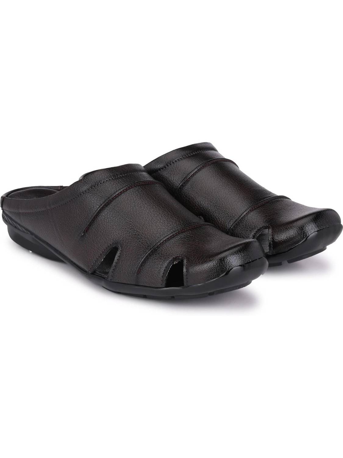 Browalk slip on Synthetic Leather Half Shoe Slip On For Men