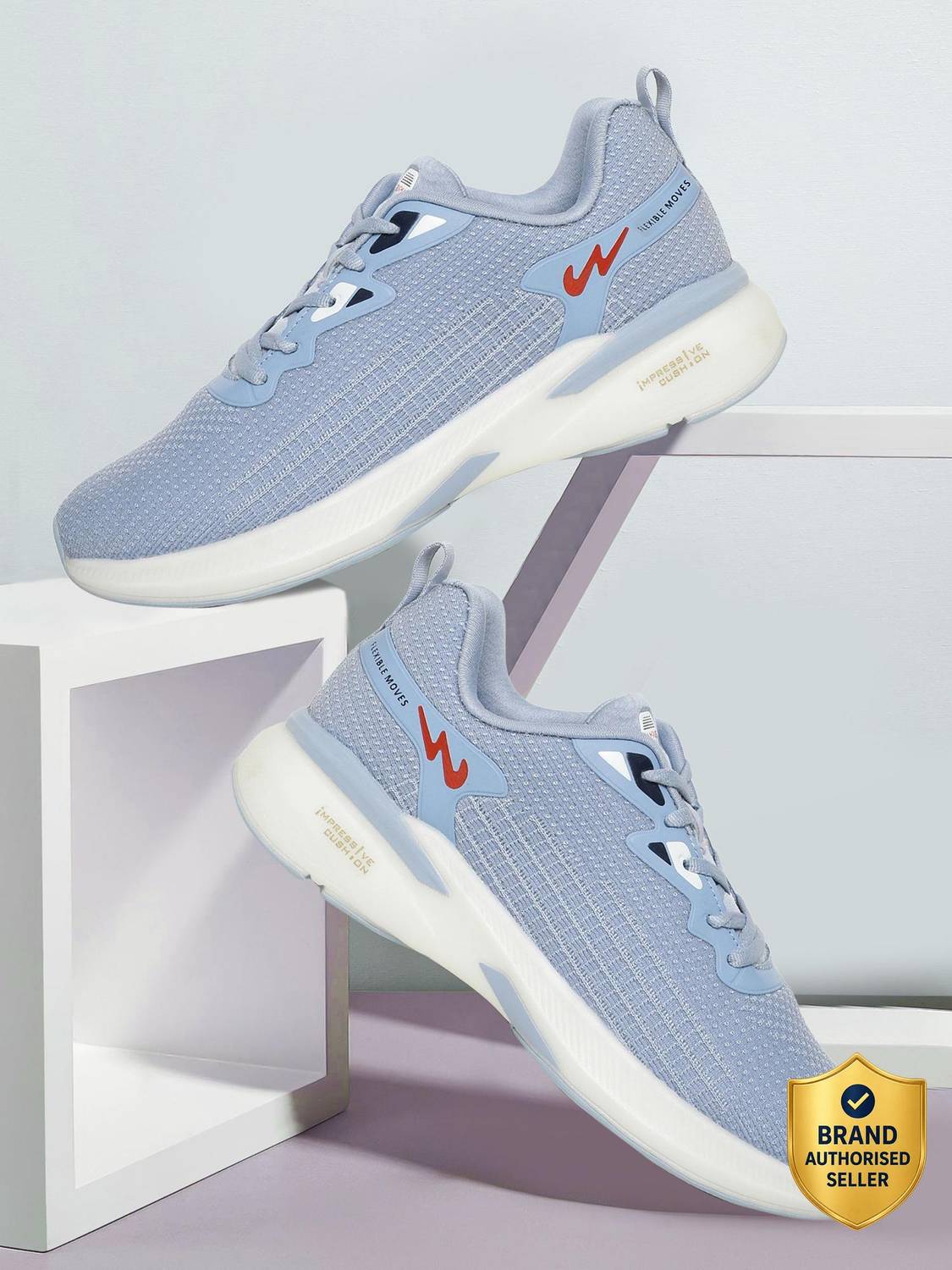 CAMPUS MONTANA Women's Casual Shoes | Memory Insole Cushioning with Nitrofly | Lace-Up Running Shoes For Women
