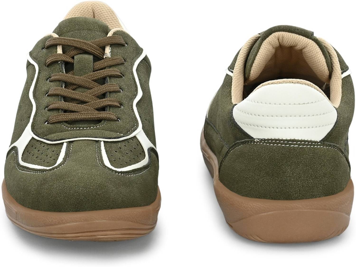 Roadster Men's Green Sneakers - Image 3