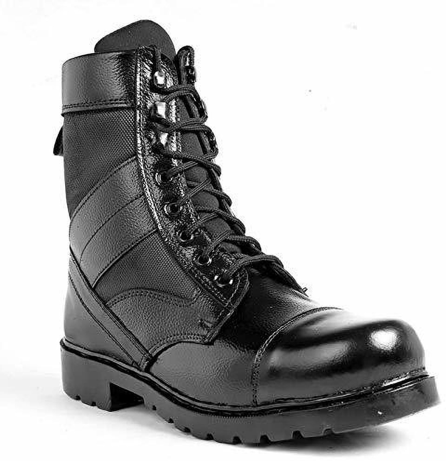 Image of KnockBox LEATHER COMBAT ARMY BOOT SHOES FOR MEN / ARMY /COMBAT BOOTS /SHOES Boots For Men