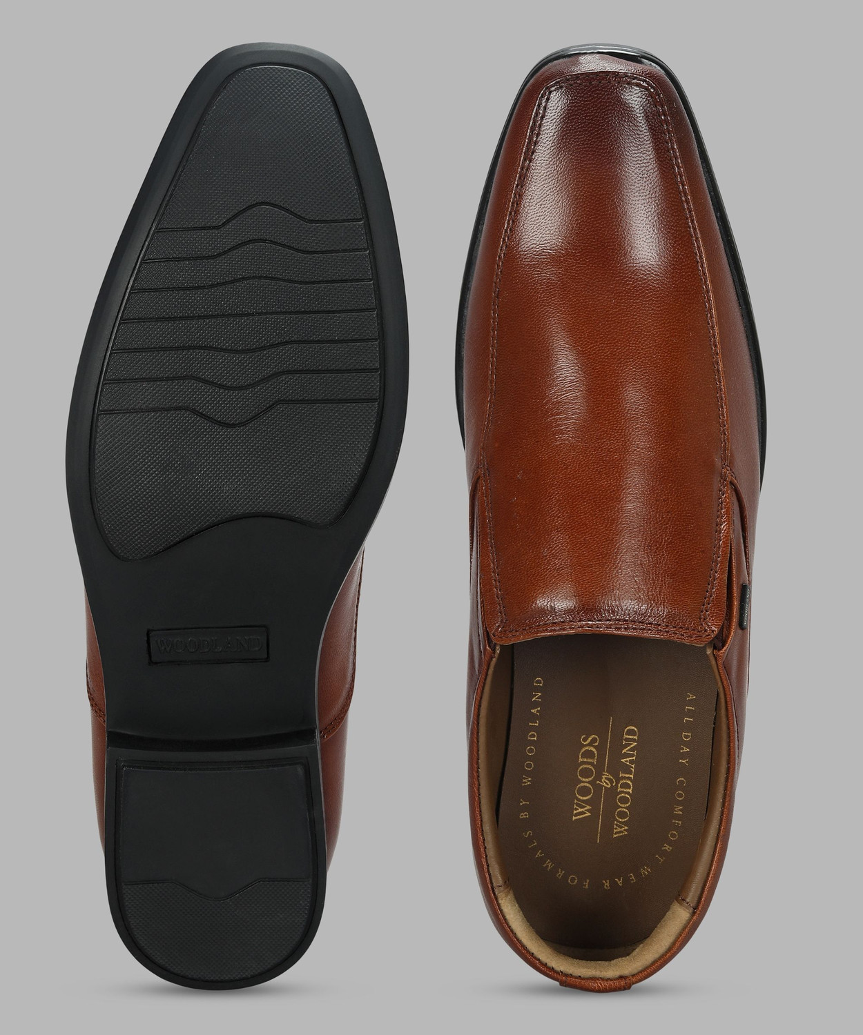 Image of WOODLAND Formal Slip On Office Wear Comfortable Premium Slip On For Men