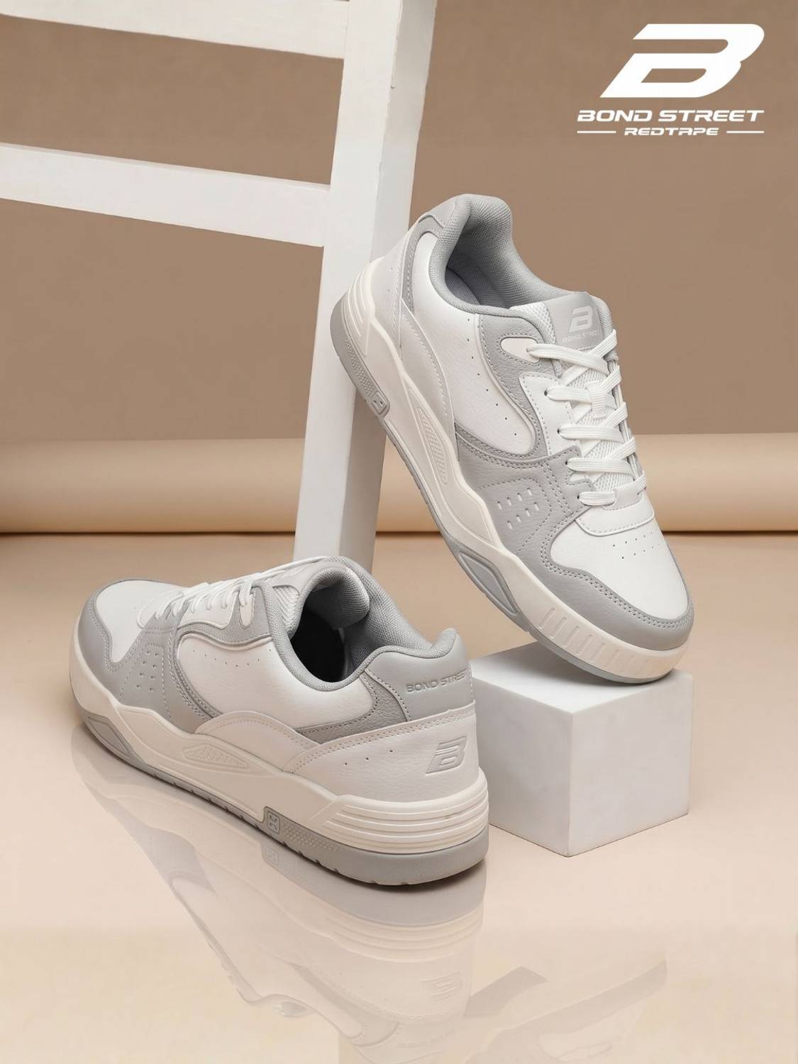 Bond Street Men's Casual Sneakers Red - Image 1