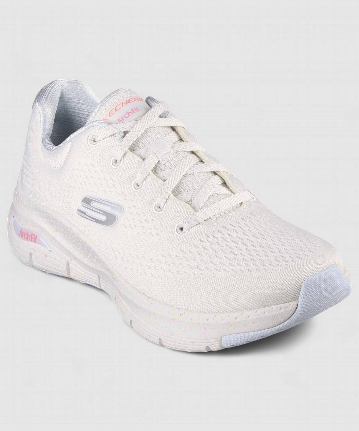 Skechers ARCH FIT - FRECKLE ME Sneakers For Women (White , 3)