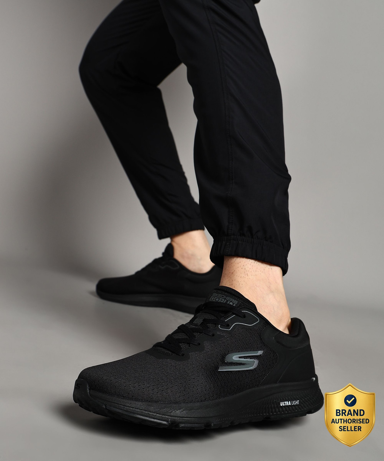 Image of Skechers GO RUN CONSISTENT Sneakers For Men (Black, 8)
