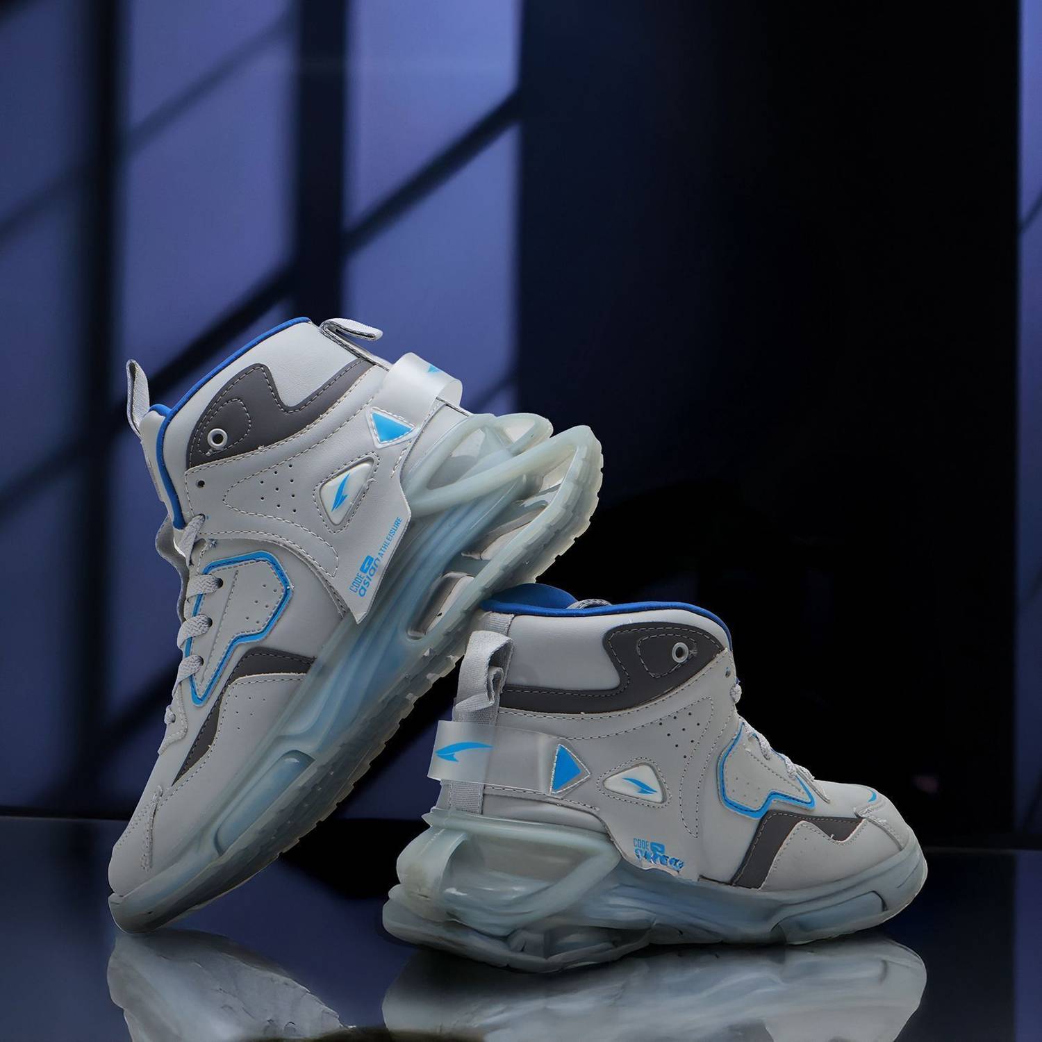 asian Basket-11 Men's Mid-Top Sneakers - Image 1