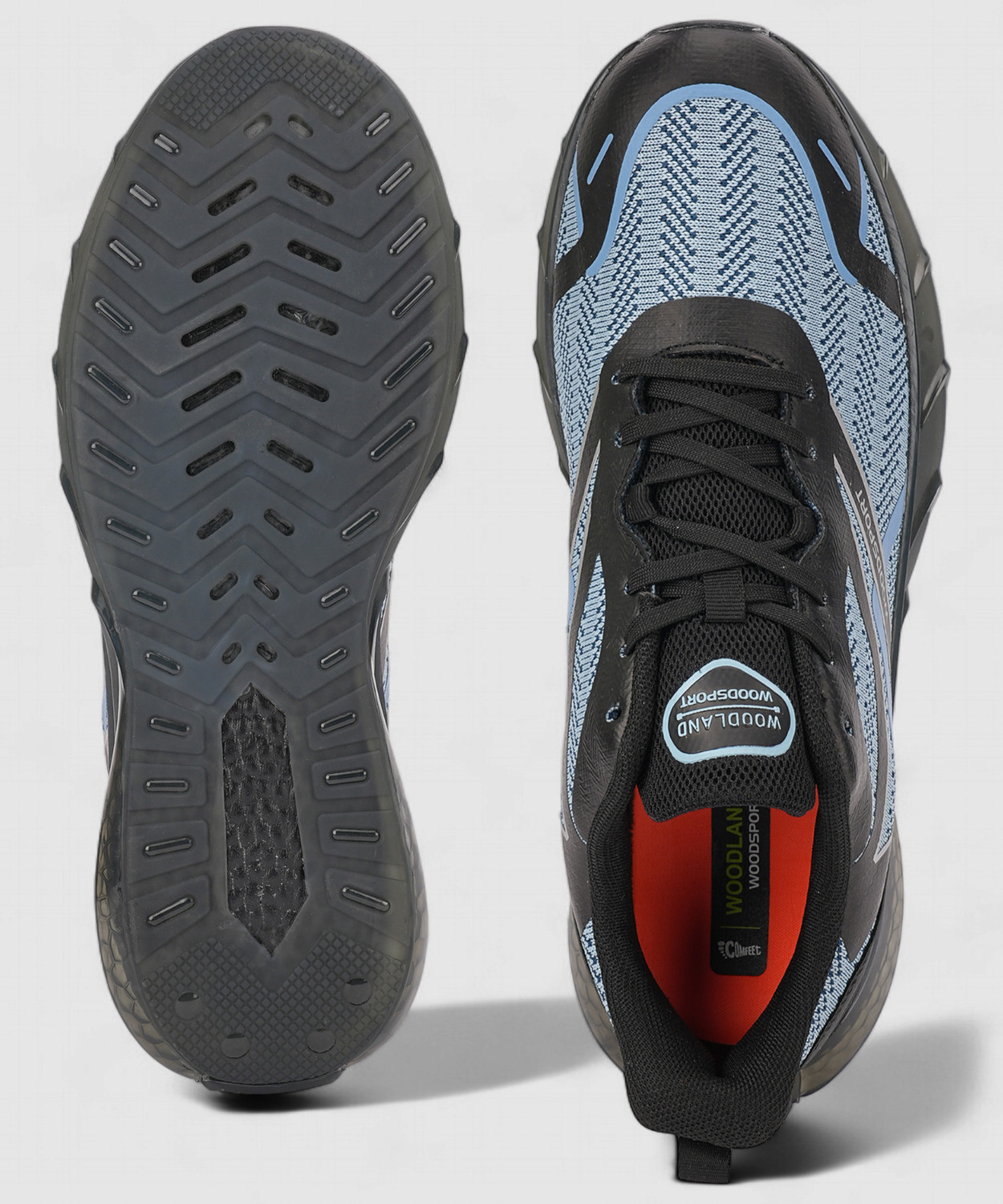 Image of WOODLAND Running Workout Lightweight Breathable Performance Running Shoes For Men