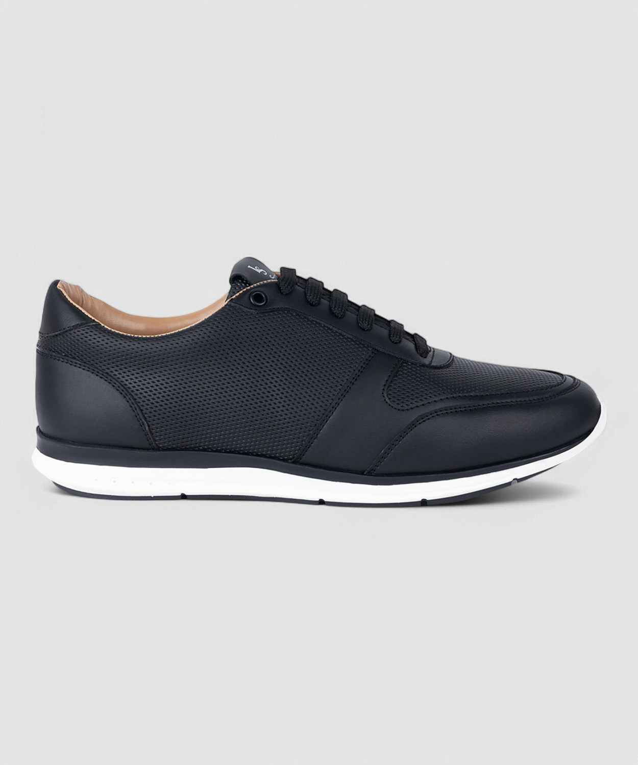 Image of LOUIS STITCH Play Men's Black All Day Comfortable Wear Fashion Sneakers (SNK-DEJB) UK 8 Sneakers For Men