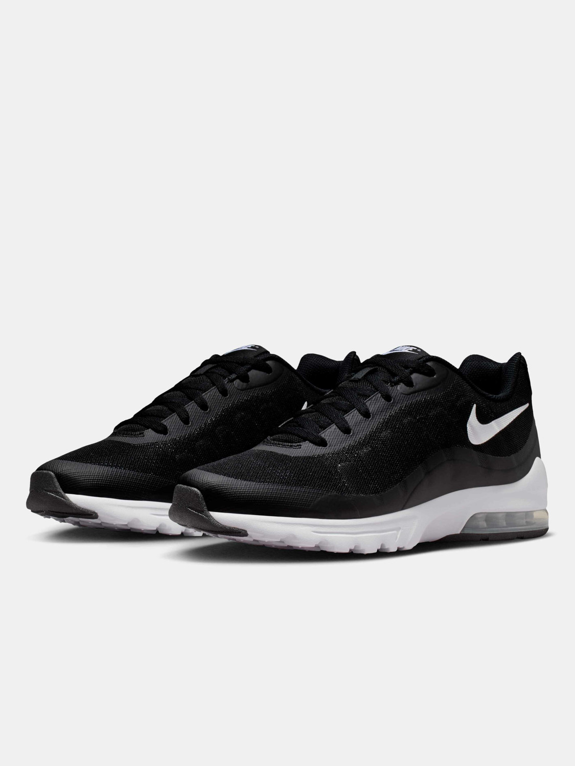 Image of NIKE Air Max Invigor Running Shoes For Men (Black, 10)