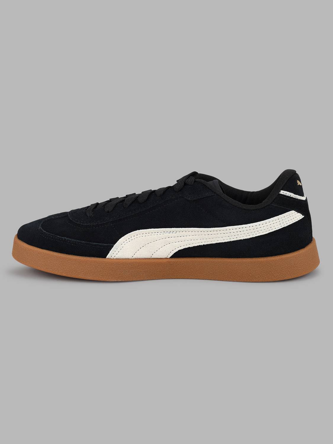 PUMA Club II Era Suede Black Sneakers For Men - Image 4