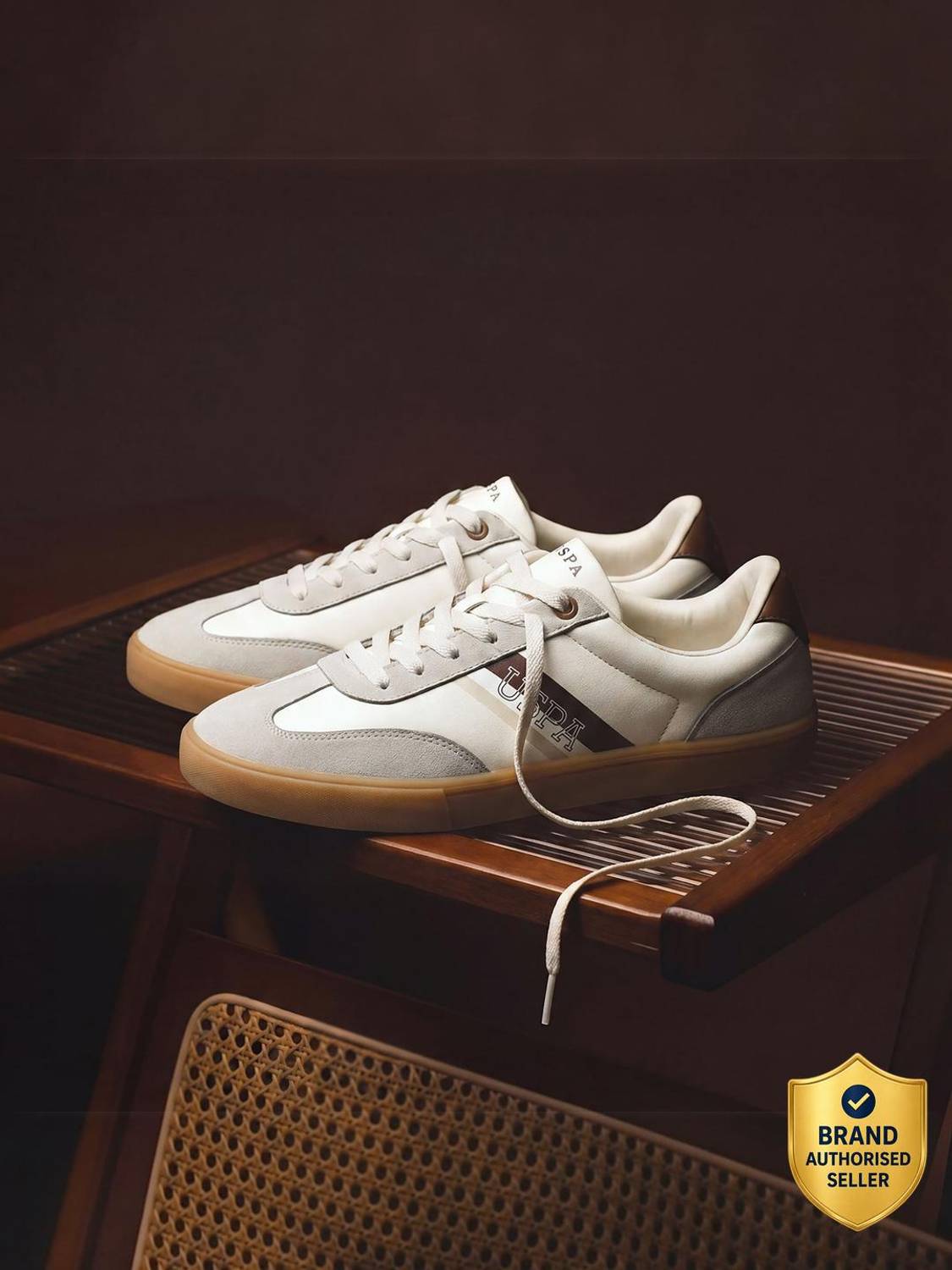 U.S. POLO ASSN. Sneakers For Men (Beige)