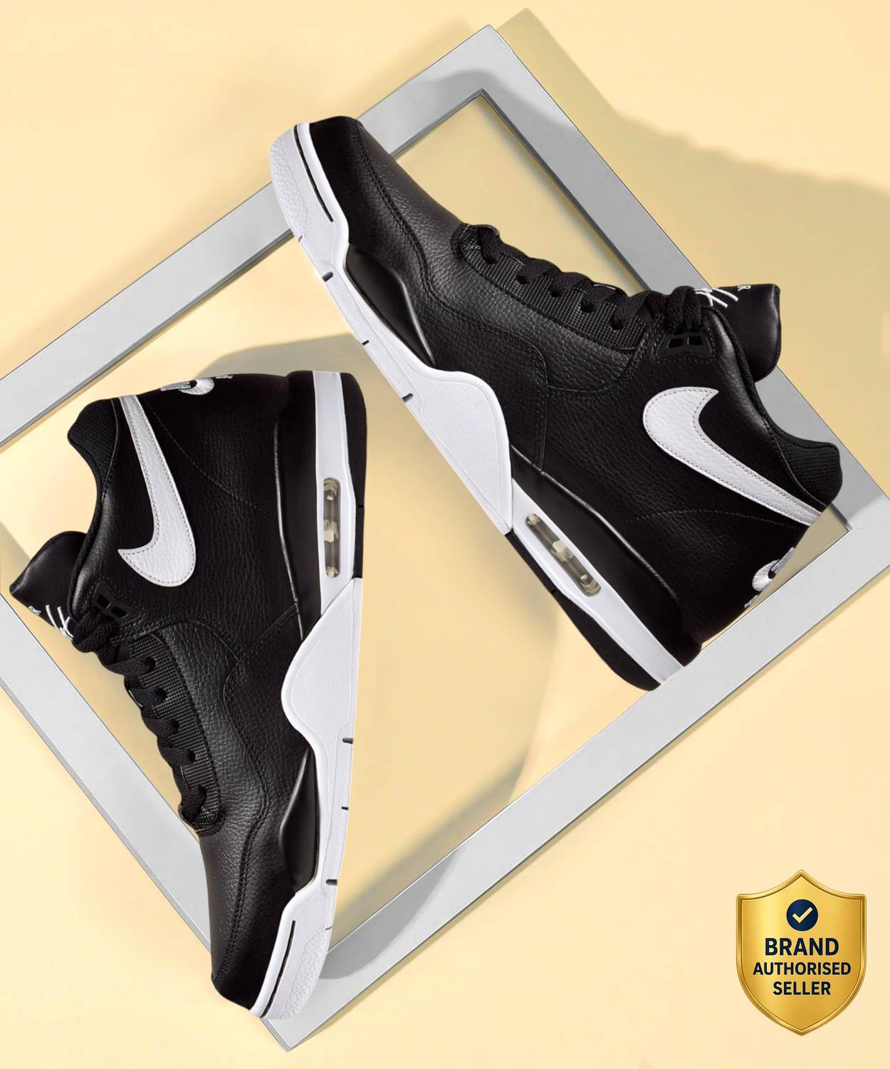 NIKE Flight Legacy Men's Black Sneakers - Image 1