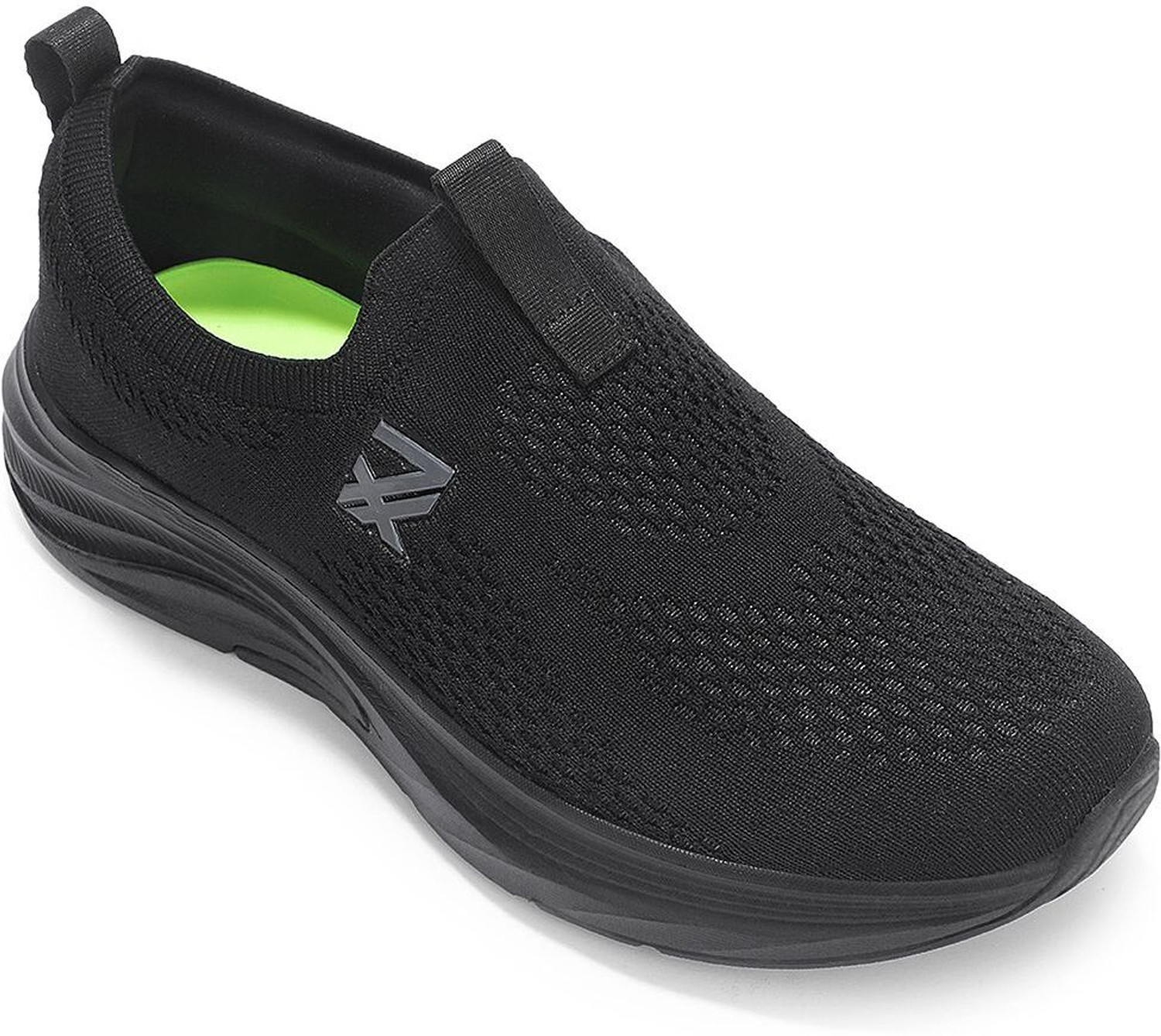 Image of LIBERTY Liberty leap7x ULTRASTEPE Black Sports Non Lacing Walking Shoes for Men Slip On Sneakers For Men
