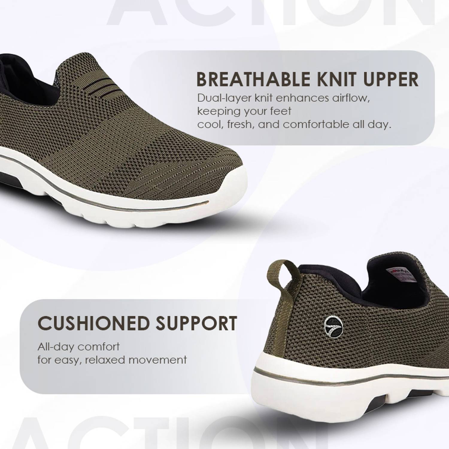 action Athleo ATG-487 Men's Running Shoes - Image 4