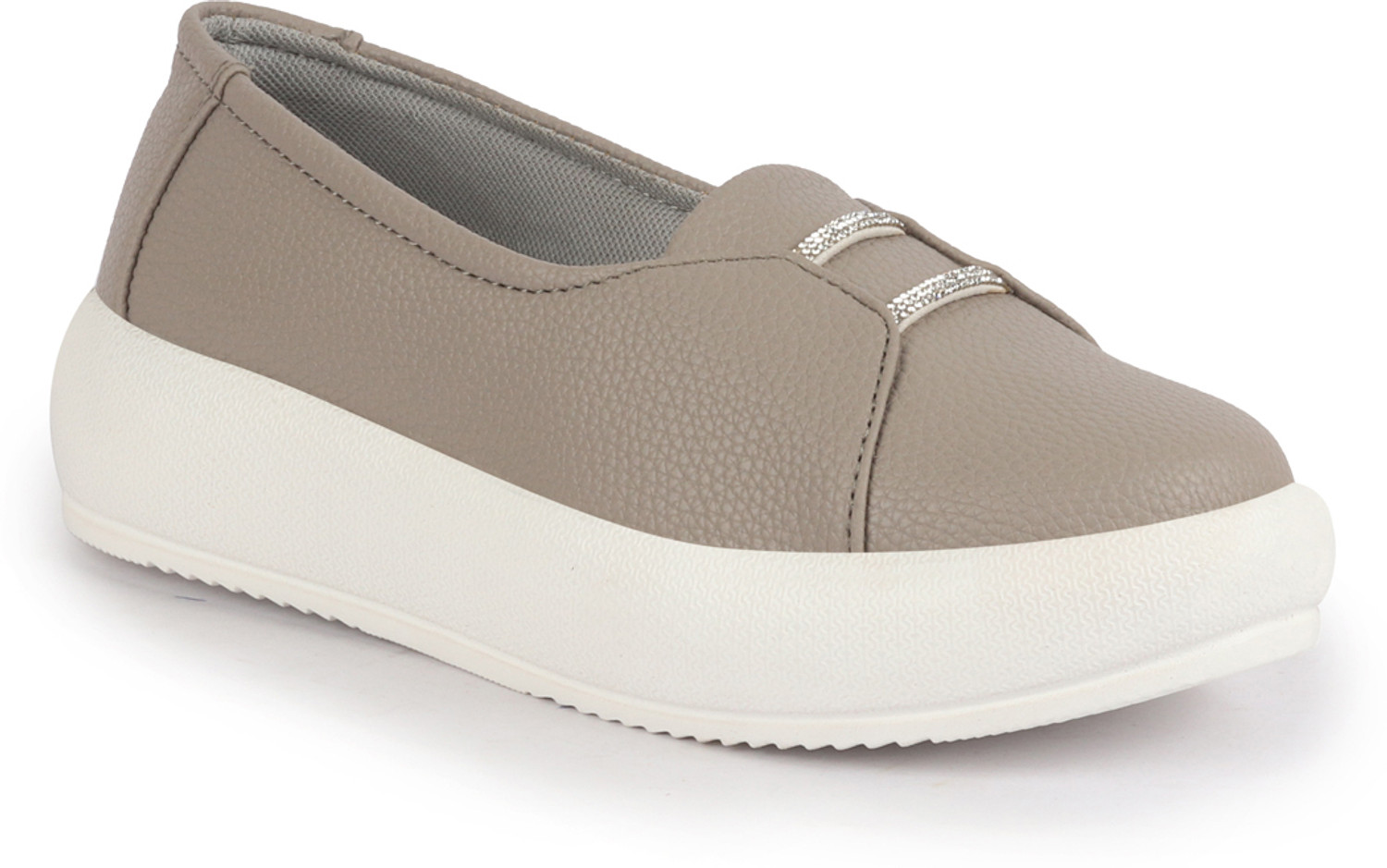 Image of FAUSTO Dual Lace Textured Platform Loafers | Height Enhancer Comfort Chic Casual Shoes Loafers For Women