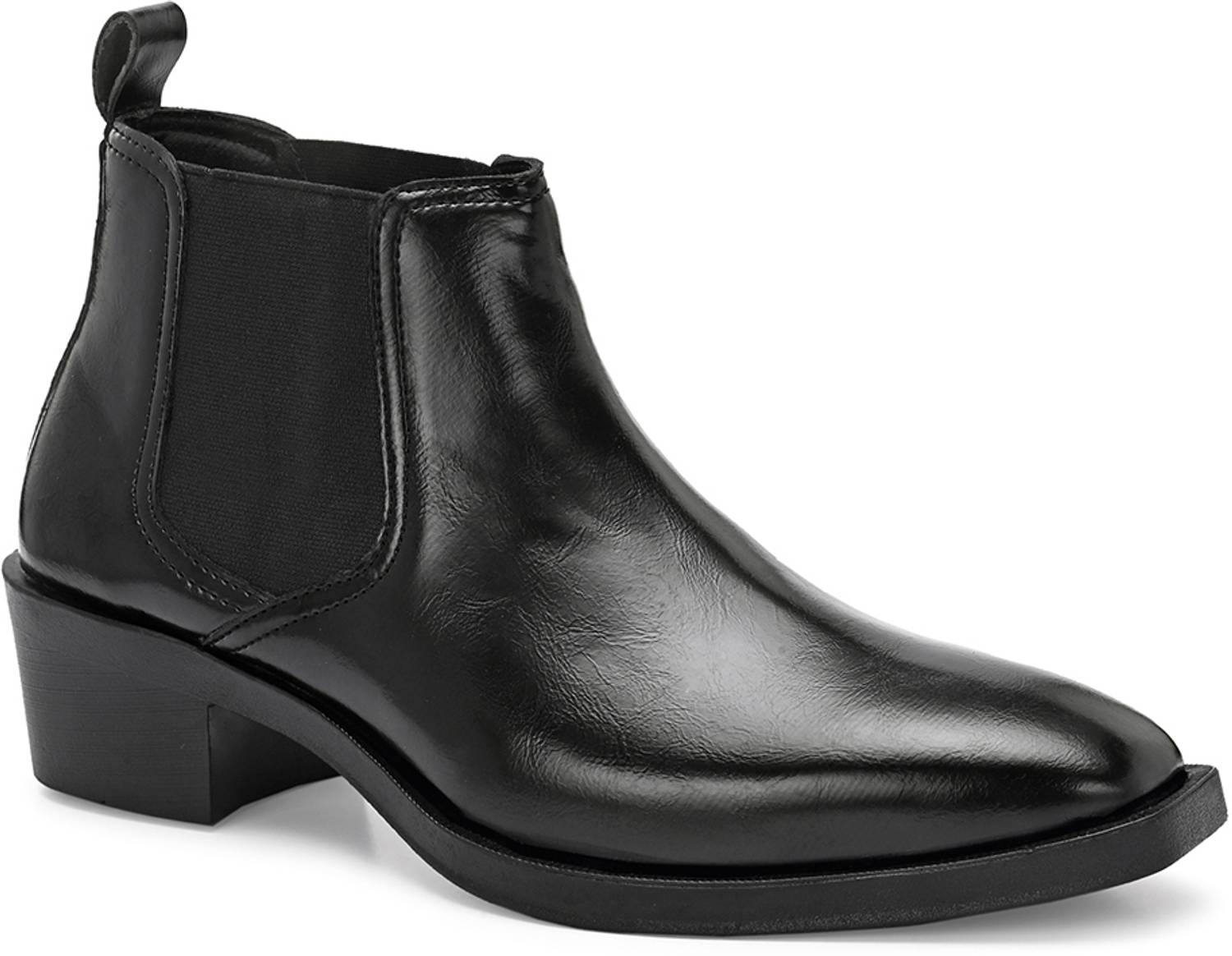 Roadster Men's Black Boots - Image 3