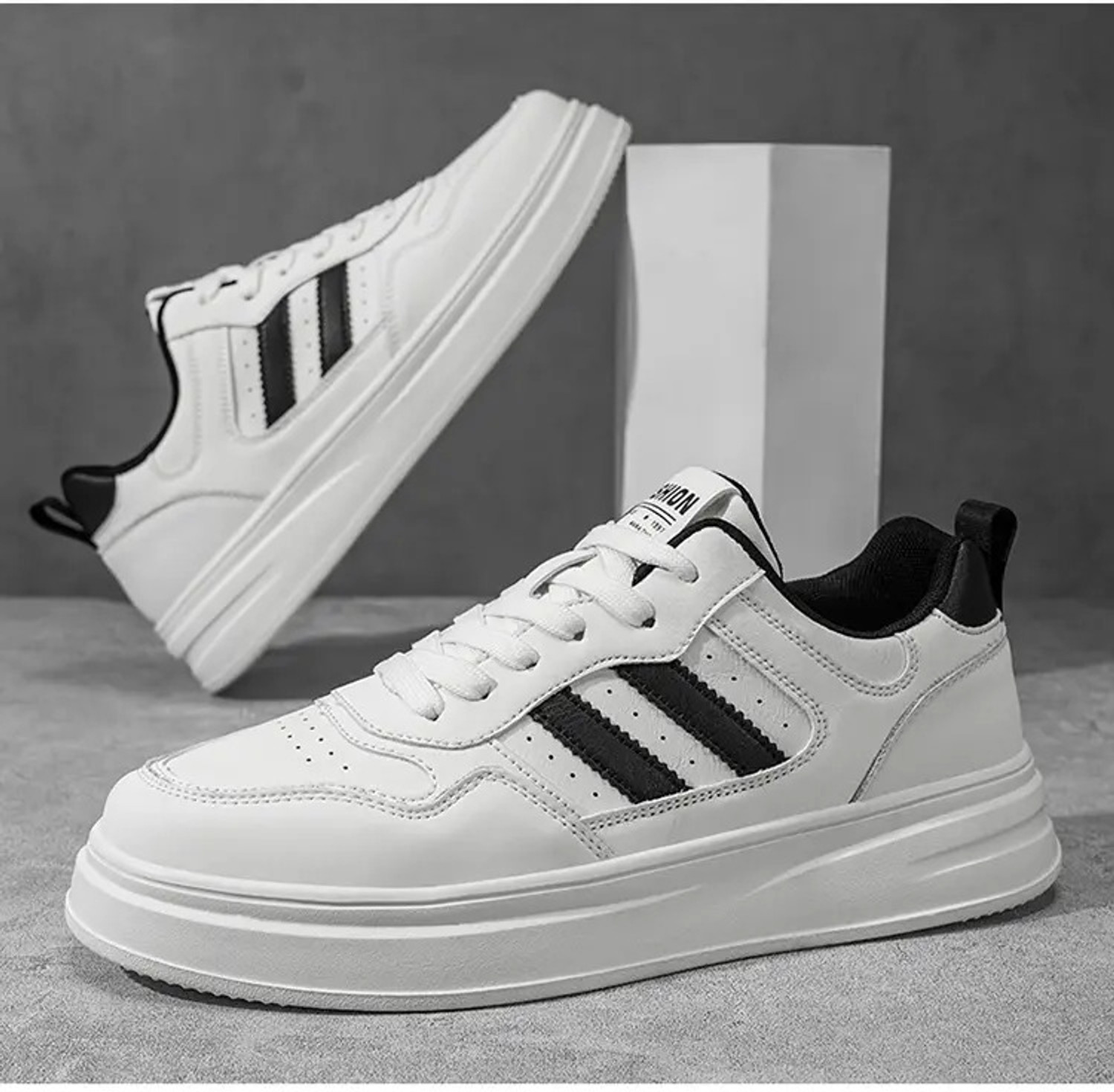 Image of STRANGER BROTHERS Sneakers for Men Casual Shoe For Men 6 ||Black|| Sneakers For Men