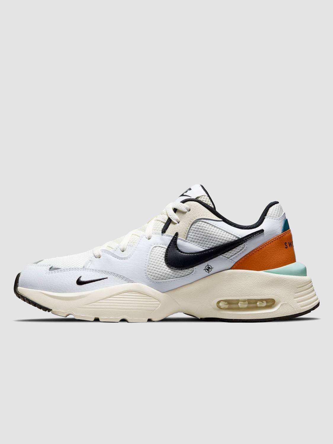 NIKE Air Max Fusion White Men's Sneakers - Image 4