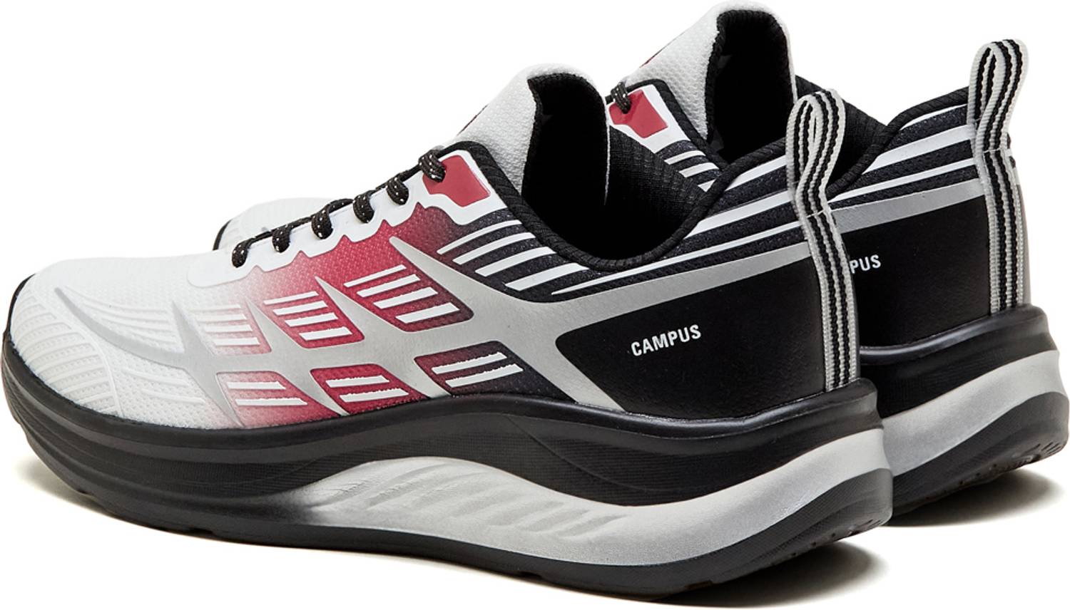 CAMPUS Men's White Running Shoes - Image 3