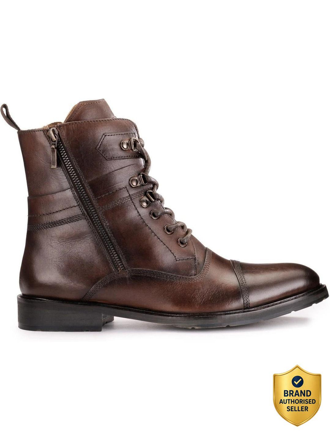 Image of Teakwood Boots For Men (Brown, 8)