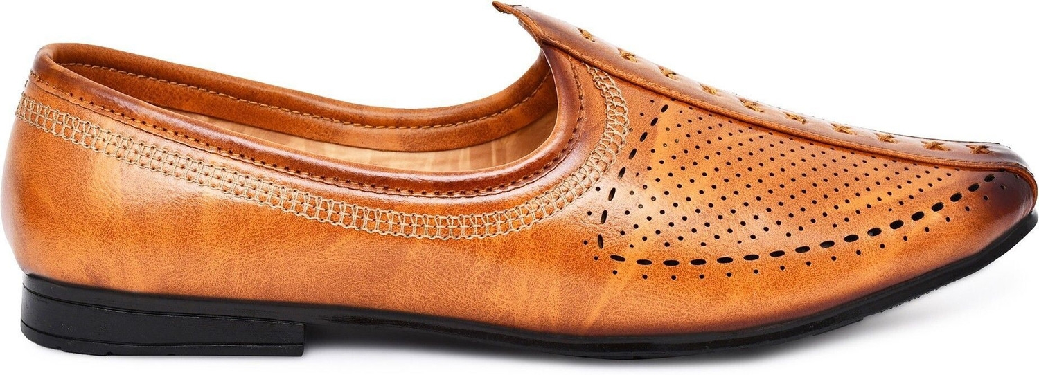 Image of Stroll Men's Stylish Nagra Jutis Mojaris For Men
