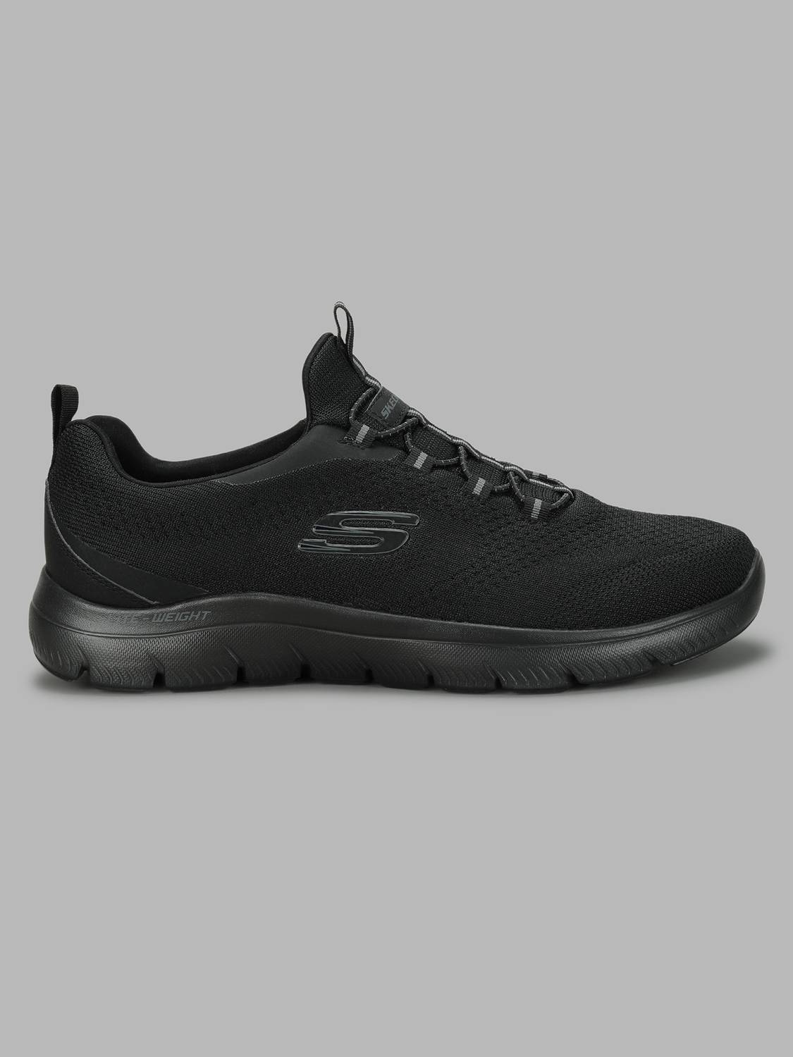 Skechers SUMMITS Walking Shoes for Men, Black - Image 3