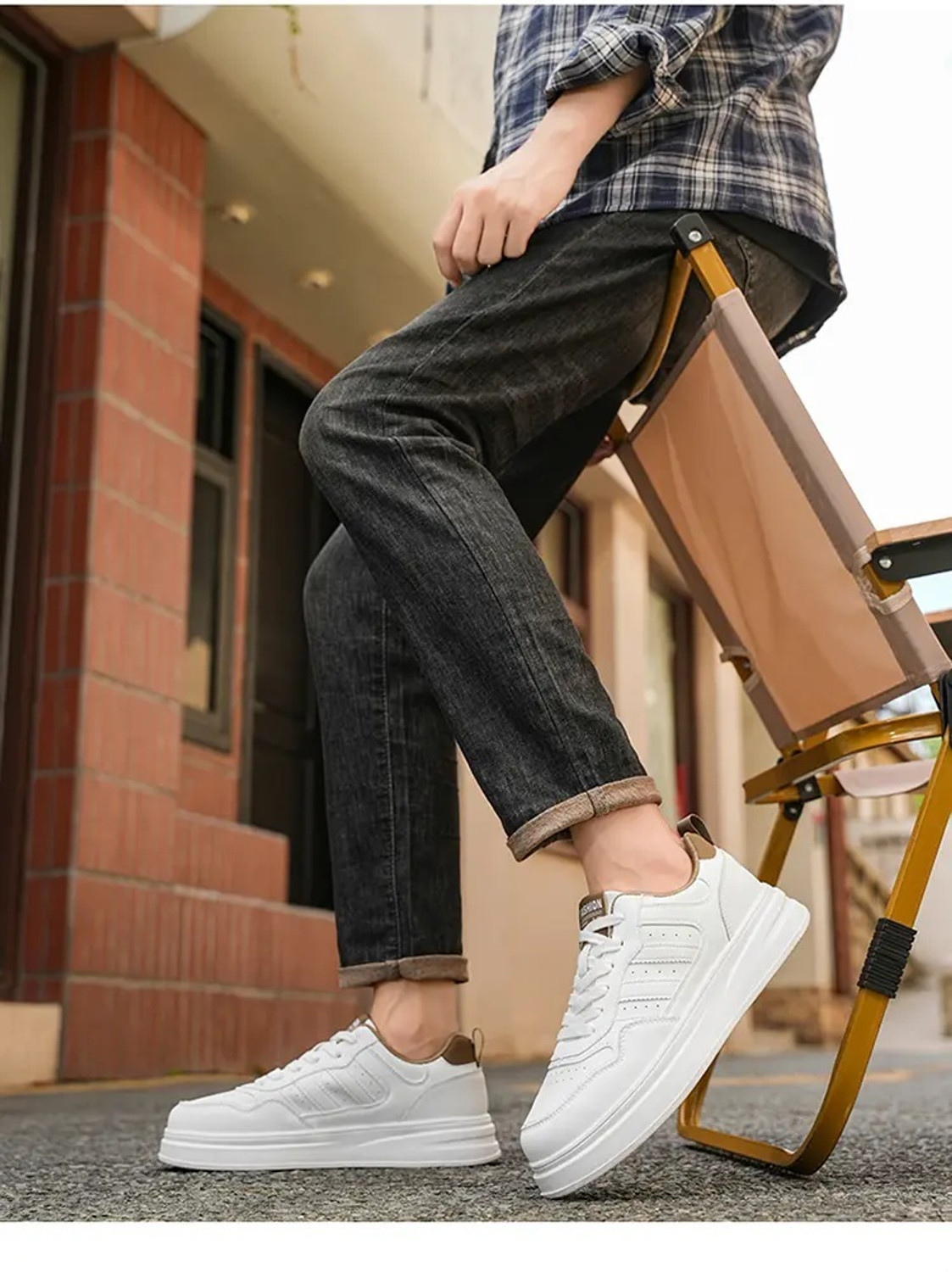 Image of STRANGER BROTHERS Sneakers for Men Casual Shoe For Men 6 ||Black|| Sneakers For Men