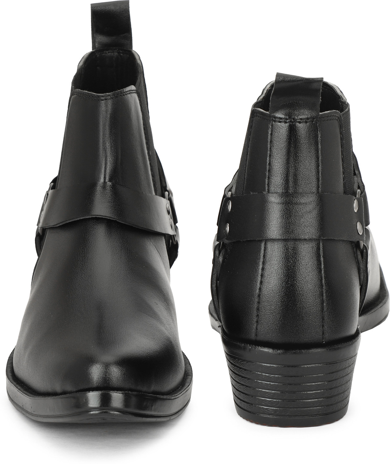 Image of Retro King Chelsea boots for Men|Full Grain Synthetic |Smart Casual Office Boots For Men