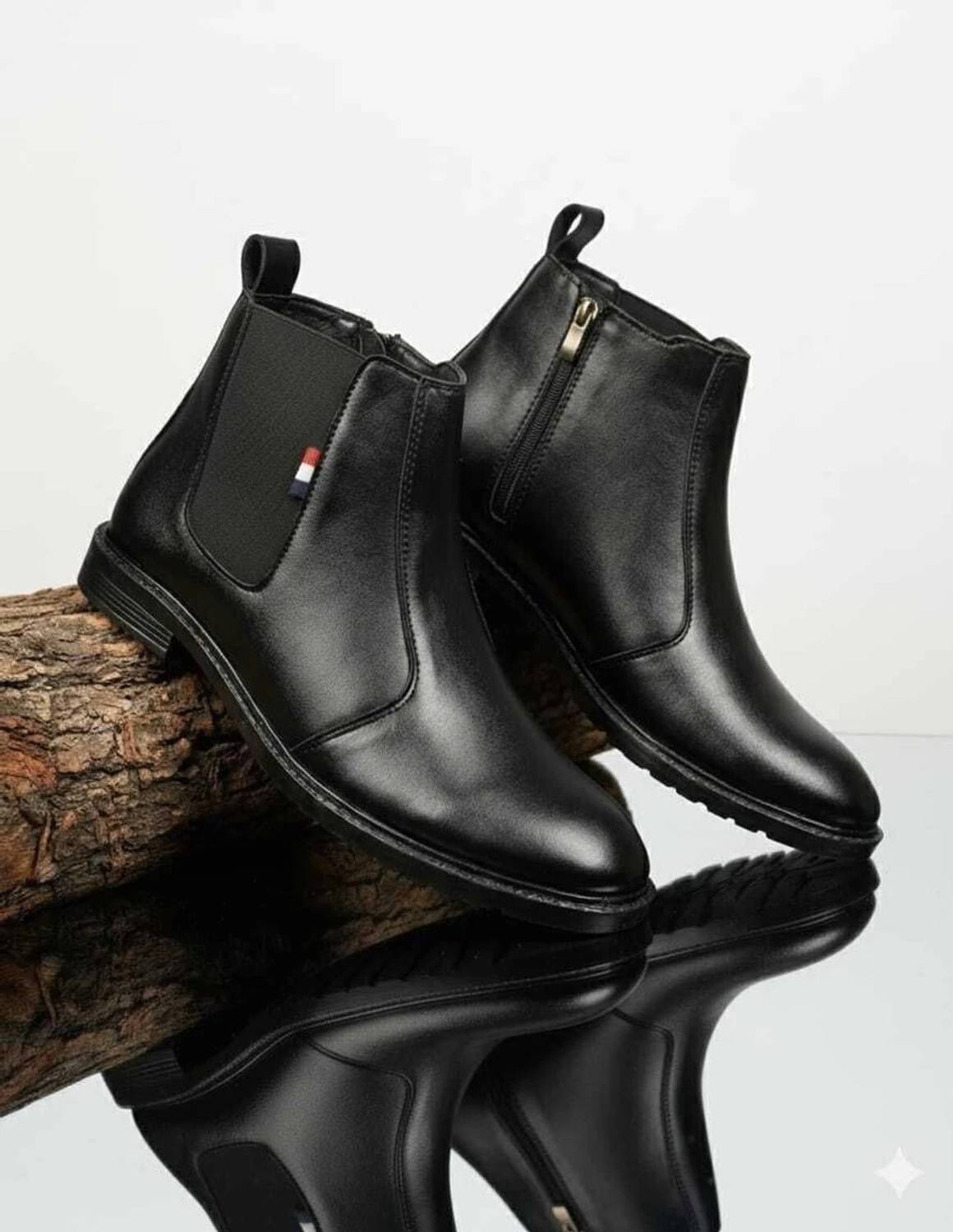 Roadster Men's Zip Chalsea Boots - Image 2