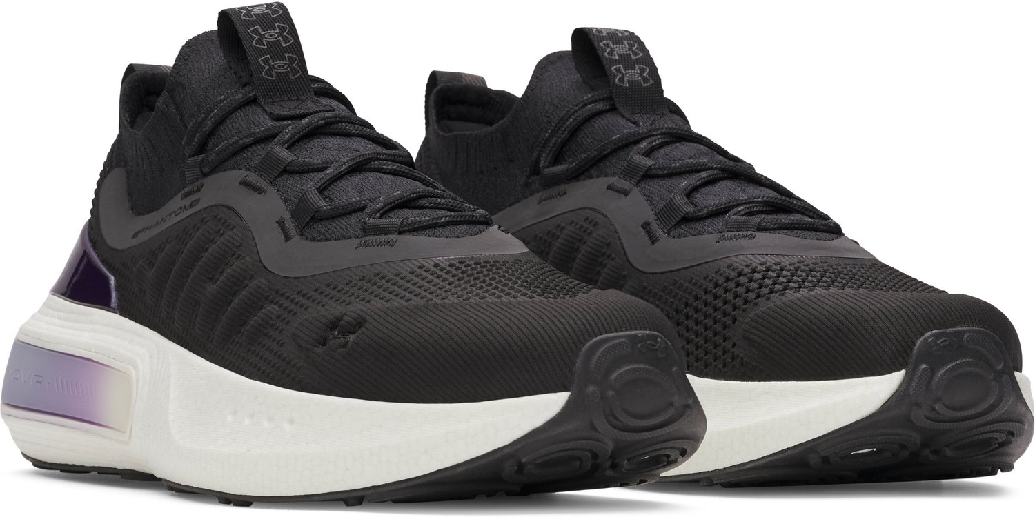 Image of UNDER ARMOUR Phantom 4 Chrome Sneakers For Men (Black, 8)