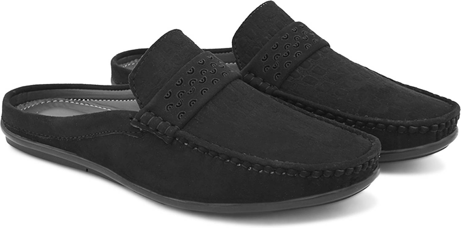 KILLER Men's SS25 Suede Open Loafers Black - Image 3