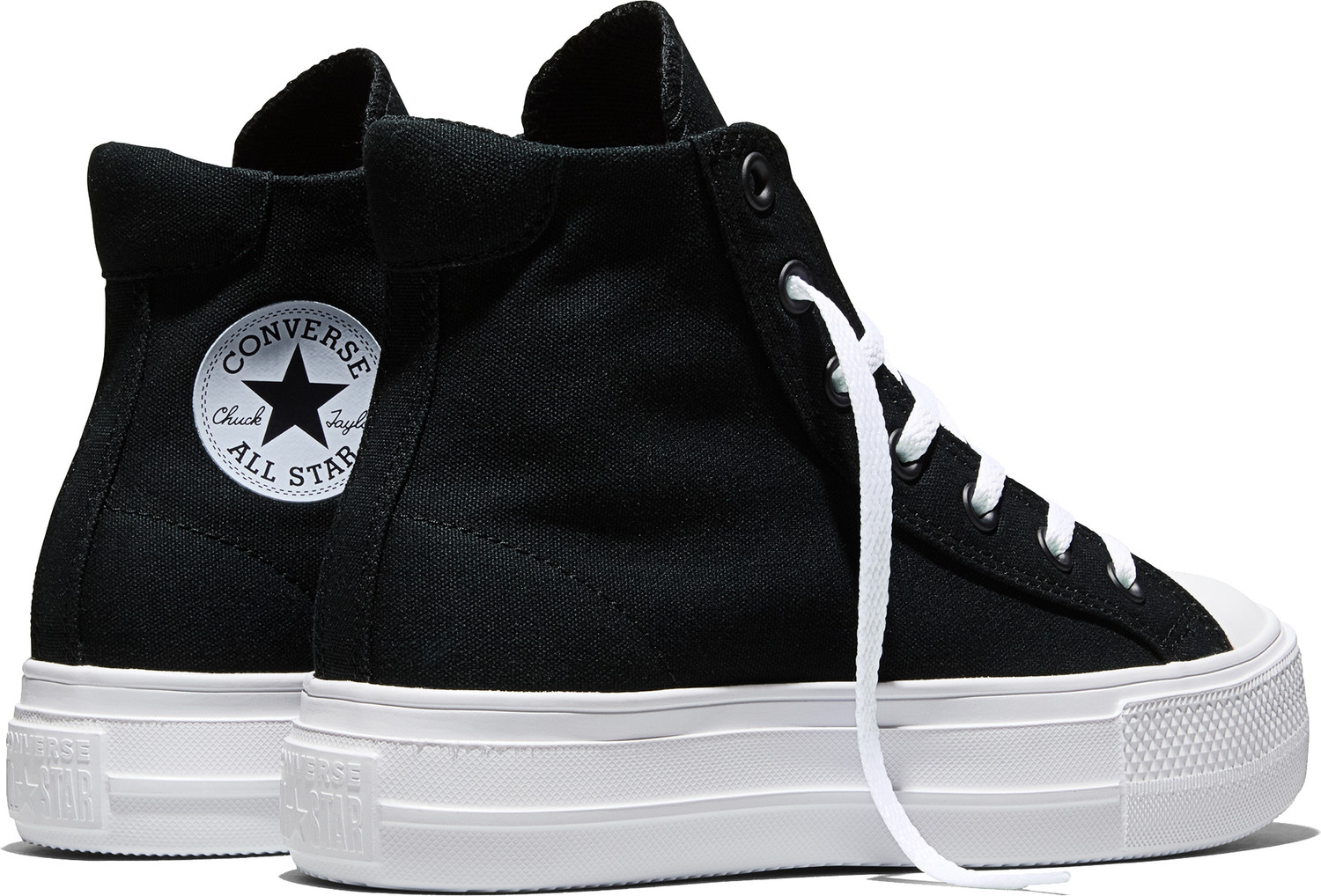 Image of Converse Chuck Taylor All Star Day One Platform Canvas High Top Sneakers For Women