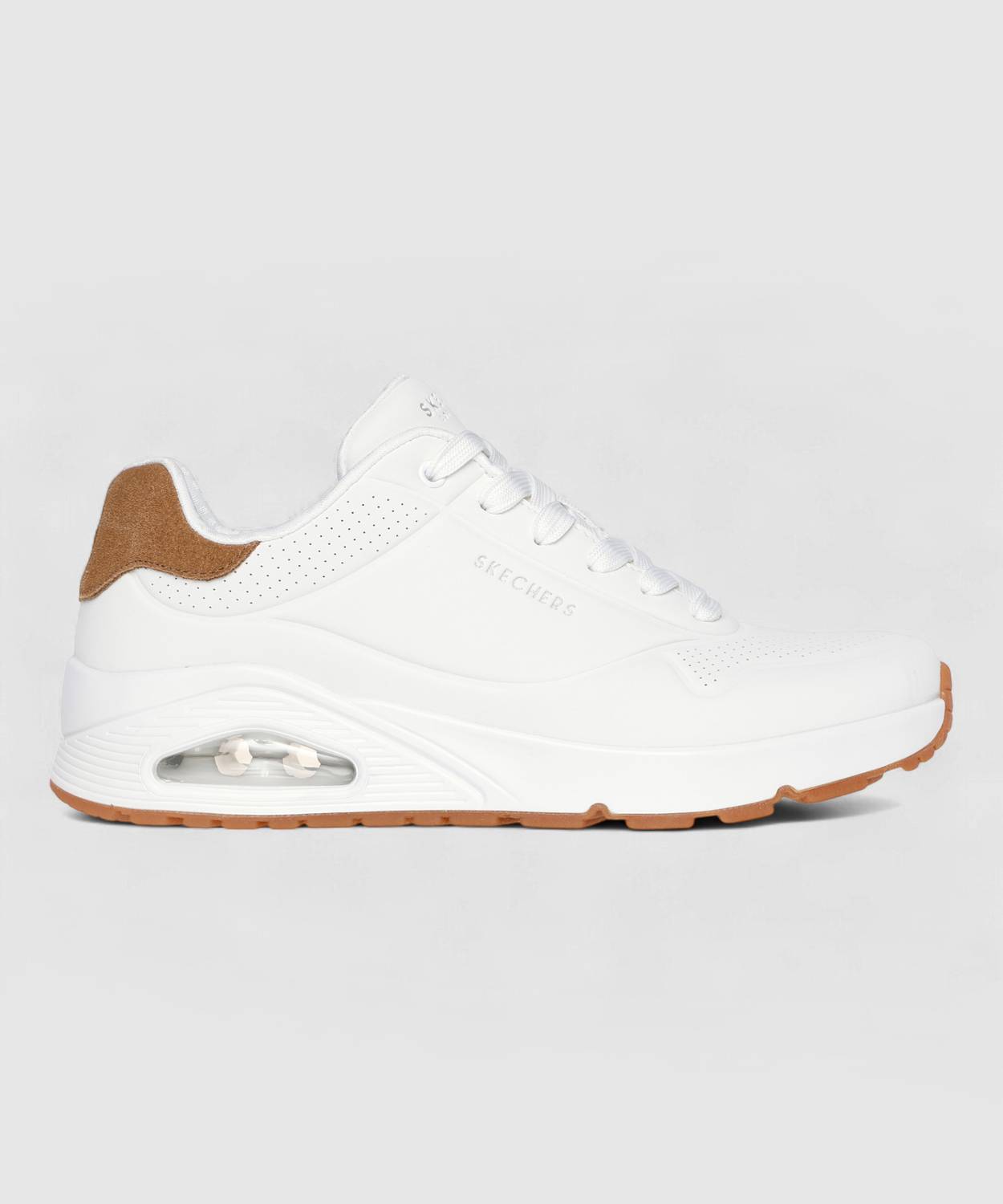 Skechers UNO - SUITED ON AIR White Men's Sneakers - Image 2