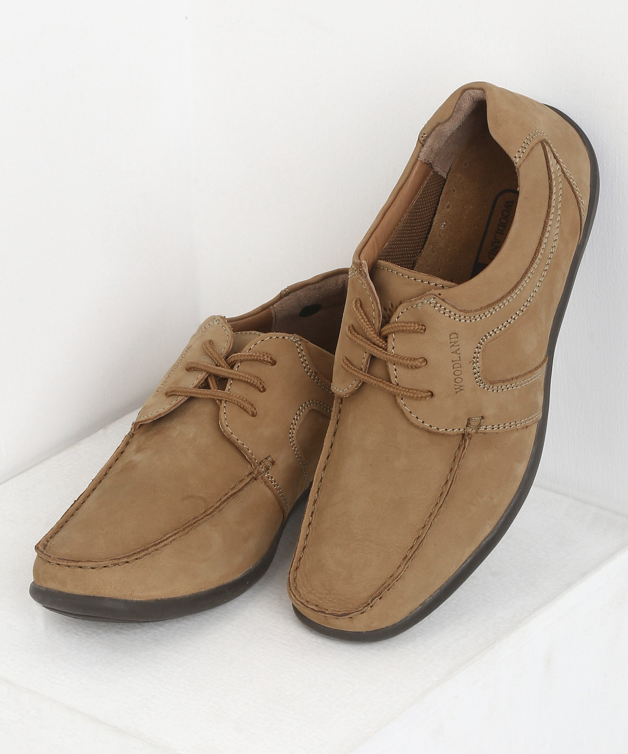 Image of WOODLAND Lace Up Lightweight Breathable Comfortable Daily Use Casual For Men