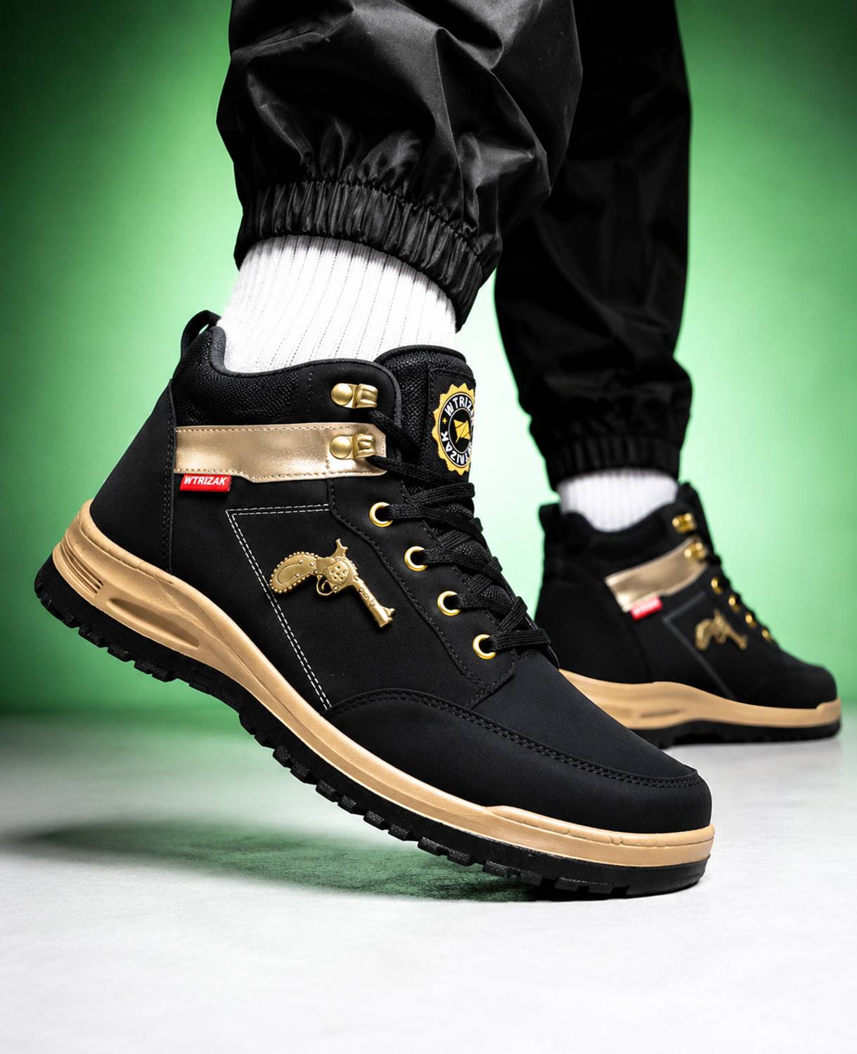 WTRIZAK Bandook High Ankle Casual & Trekking Boots - Image 1