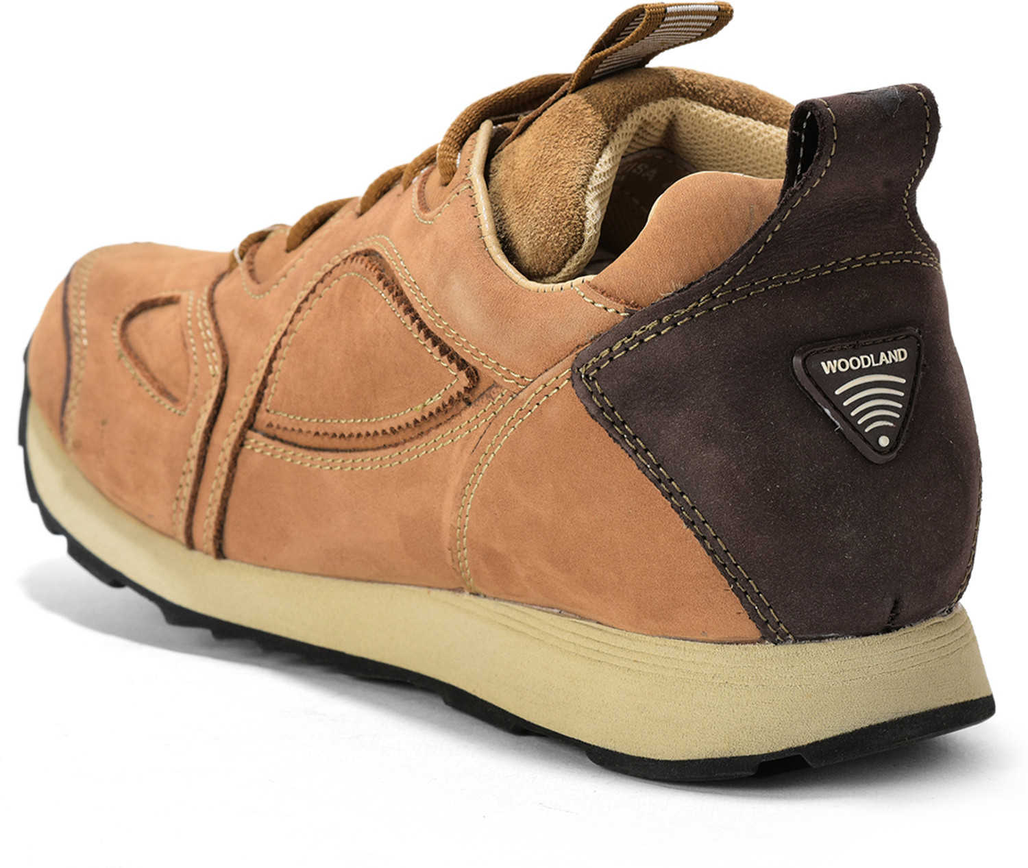 Image of WOODLAND Lace Up Lightweight Breathable Comfortable Daily Use Casuals For Men (Brown, 9)