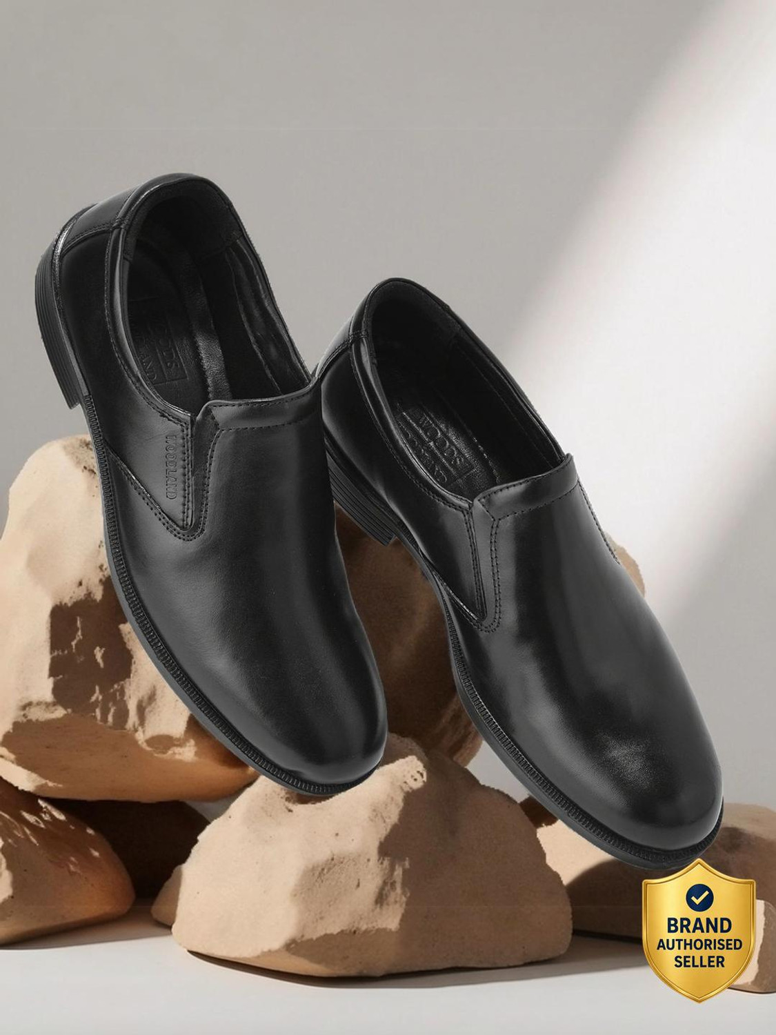 Image of WOODLAND Formal Slip On Office Wear Comfortable Premium Slip On For Men