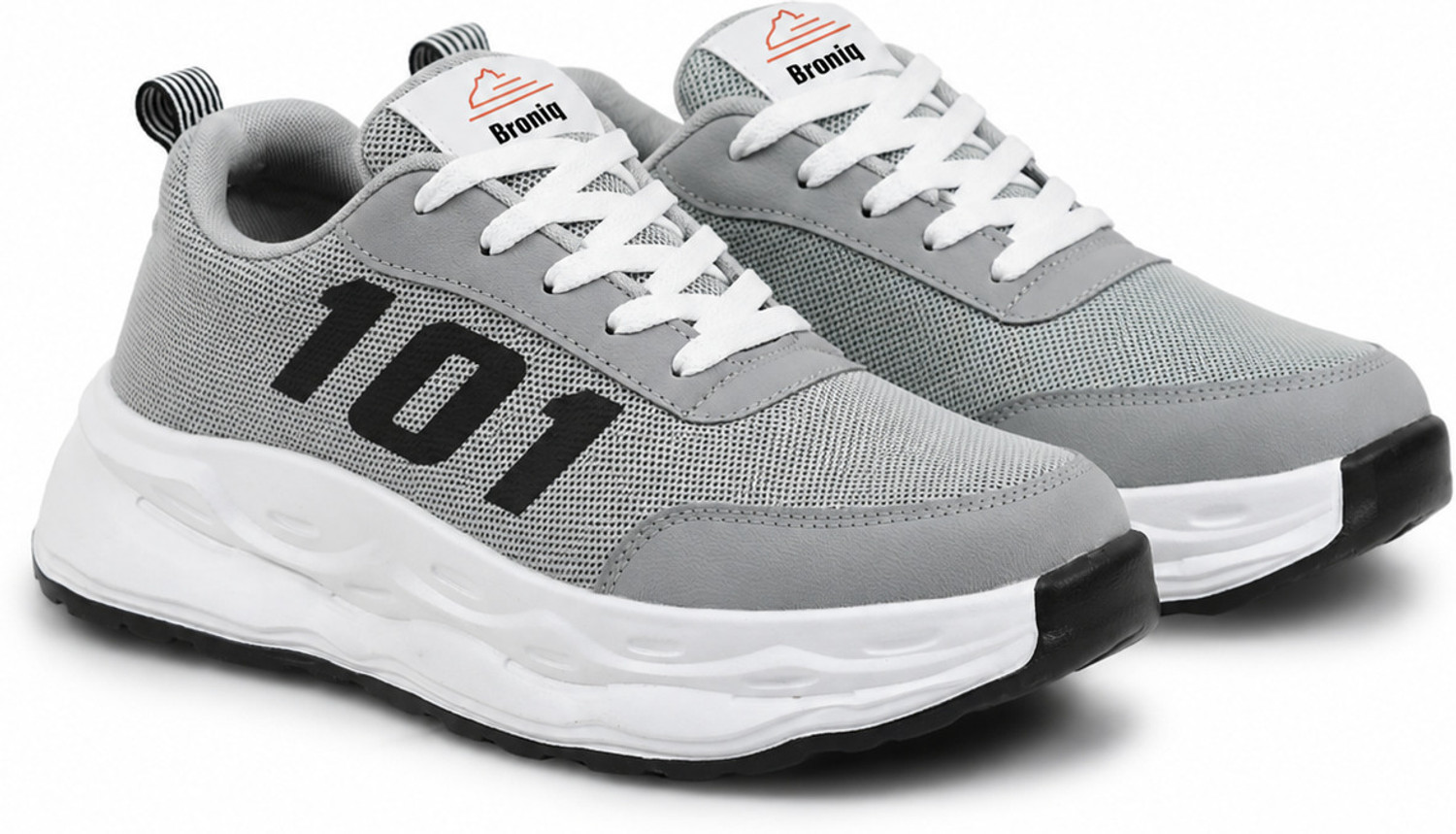 Image of broniq BRONIQ GREY REC CASUAL TRENDY CASUAL SHOES FOR MEN Casuals For Men