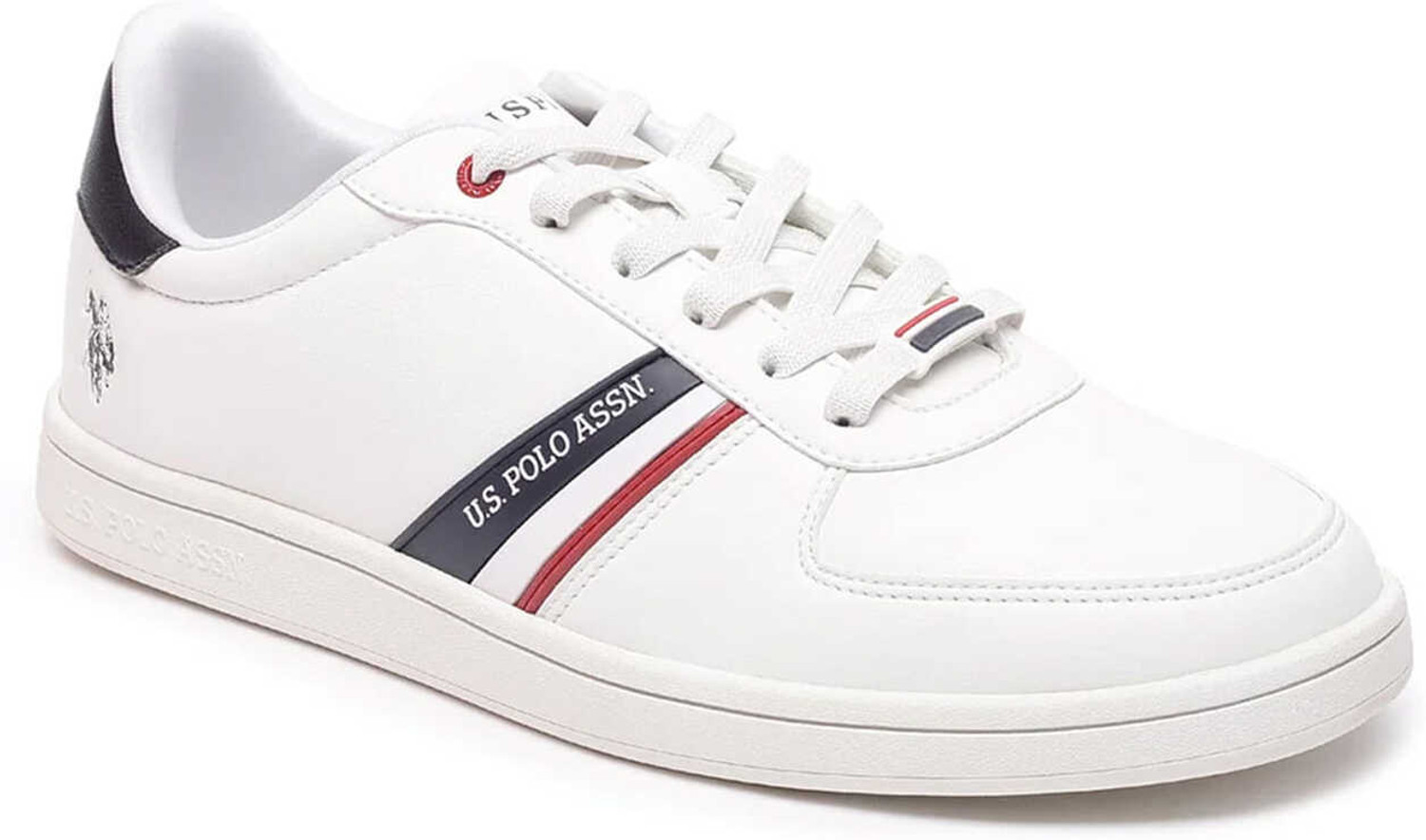 Image of U.S. POLO ASSN. Men Alco 3.0 Fashion Sneakers Sneakers For Men (White, 8)