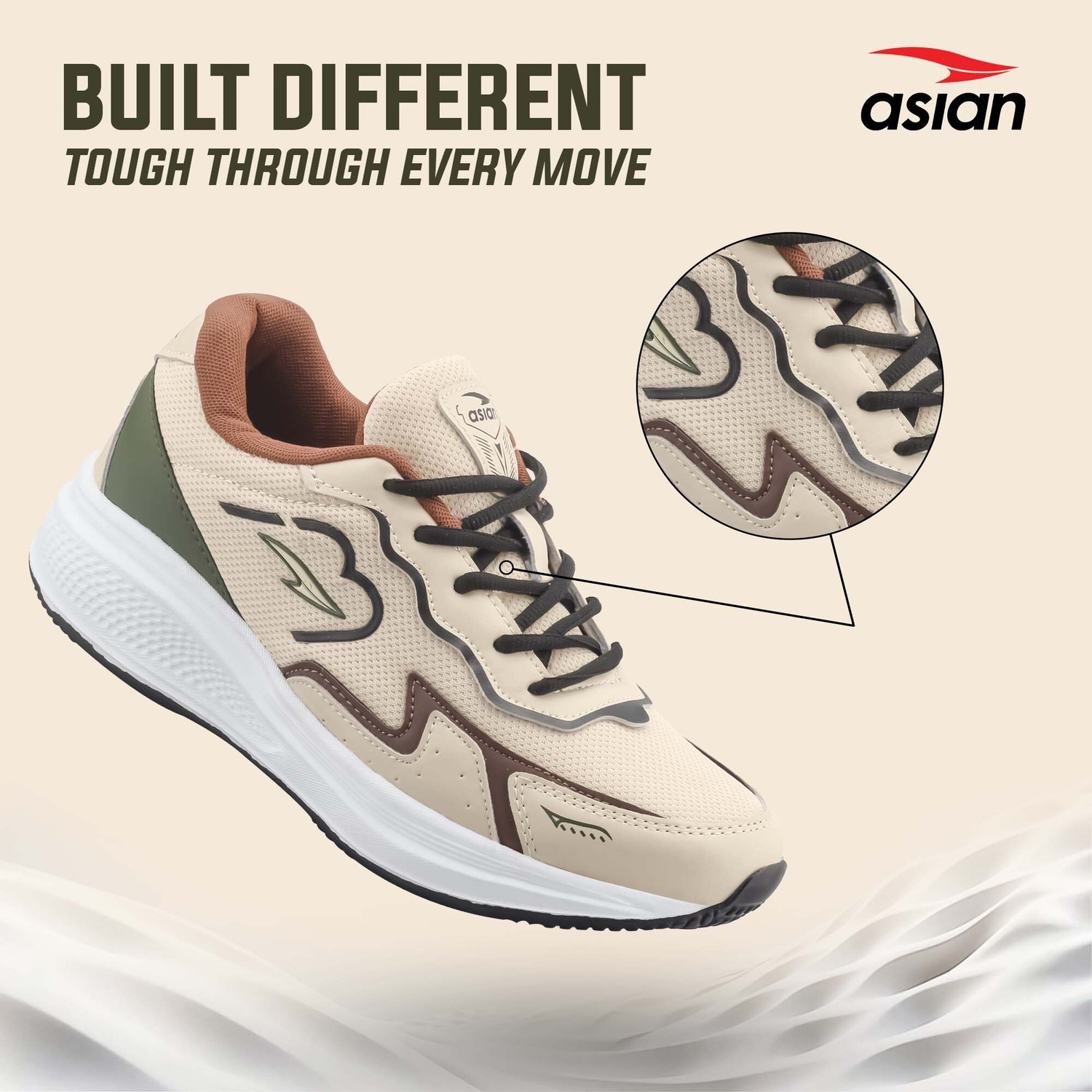 Image of asian Thar-24 Lightweight Running Shoes for Men with Breathable Knit For Men
