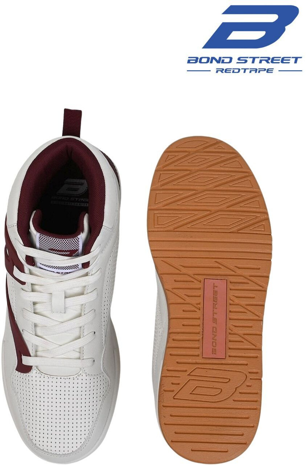 Image of Bond Street By Red Tape Men's Casual Sneakers | Lightweight, Comfortable & Durable Fashion Sneakers For Men