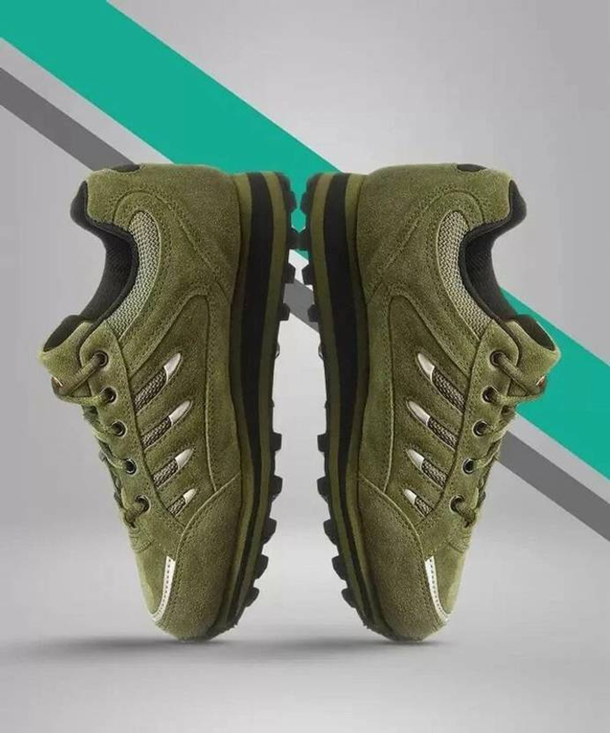Image of GOOD MINAR Men's Comfortable Casual Shoes Sneakers For Men (Green, 8)