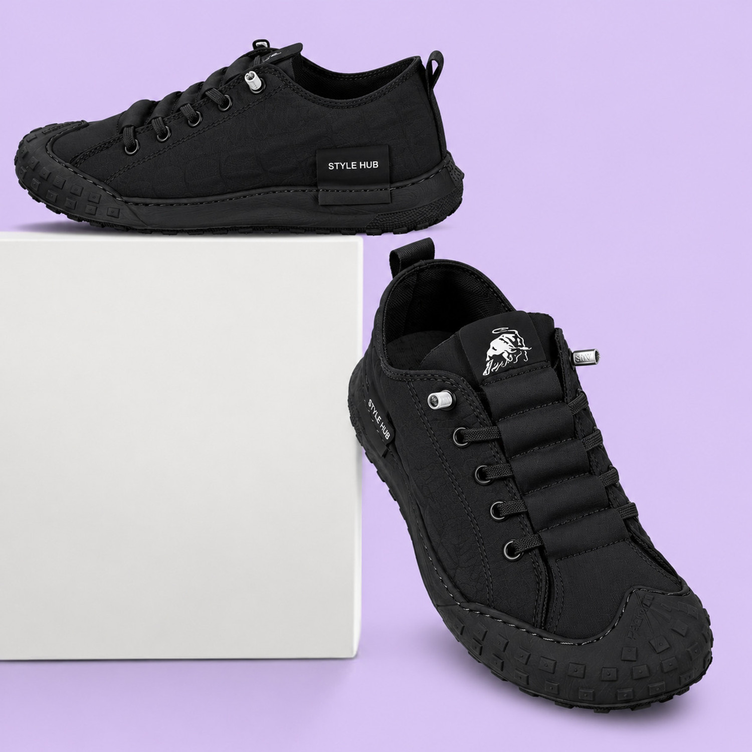 Image of style hub Crocodile Pattern Men's Leisure Shoes | Sneakers For Men