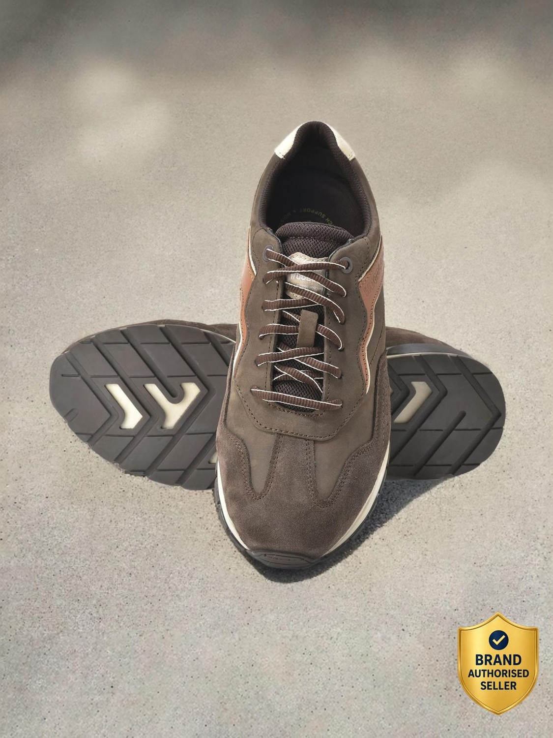 Image of WOODLAND Lace Up Lightweight Breathable Comfortable Daily Use Casuals For Men
