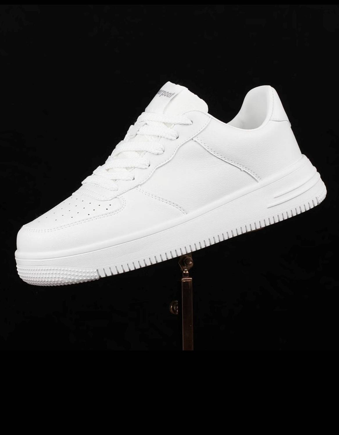 Robbie Jones Casual White Sneakers - Image 2